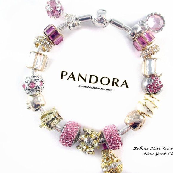 Pandora Bracelet-Compatible Charms or CHOOSE with Bracelet Authentic - Picture 1 of 7
